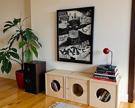 Wood Batman Dark Knight - Framed