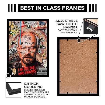Wood Heisenberg Wall Frame