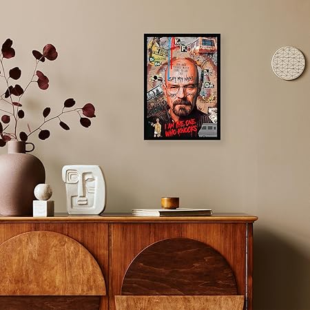 Wood Heisenberg Wall Frame