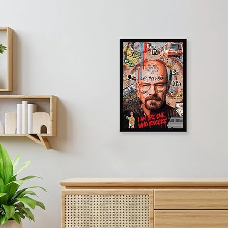 Wood Heisenberg Wall Frame