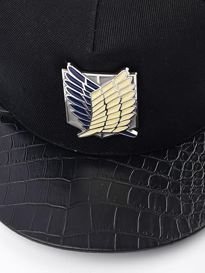 Wings of Freedom Metalic Logo Anime Cap