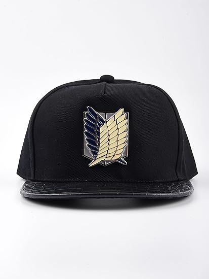 Wings of Freedom Metalic Logo Anime Cap