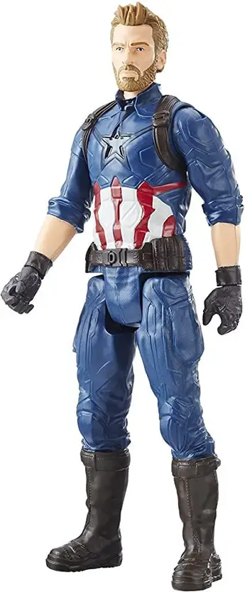 Captain America With Lights and Music  (Multicolor)