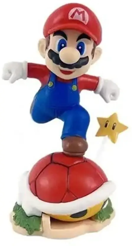 Super Mario Action Figurin  (Multicolor)