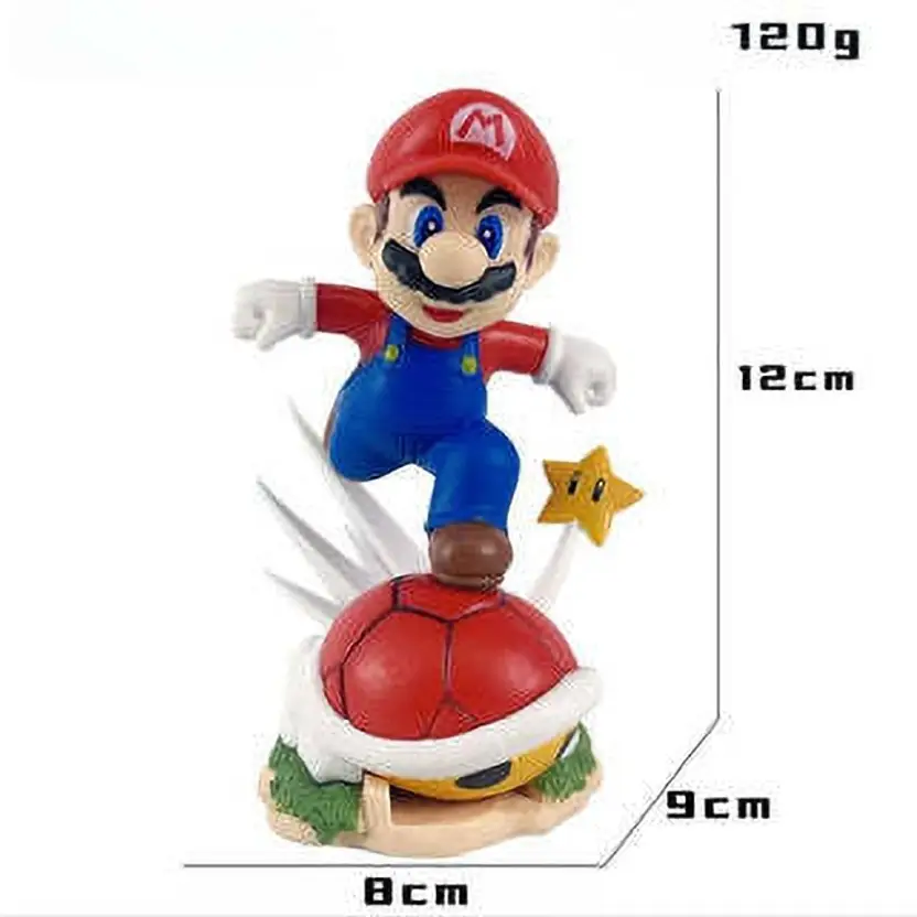 Super Mario Action Figurin  (Multicolor)