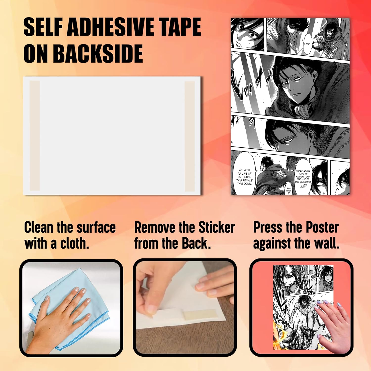 Pack of 20 Attack On Titan Anime Poster