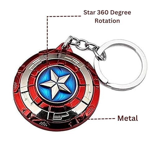 Captain Shield New Limited Edition Anti-Rust Metal Keychain
