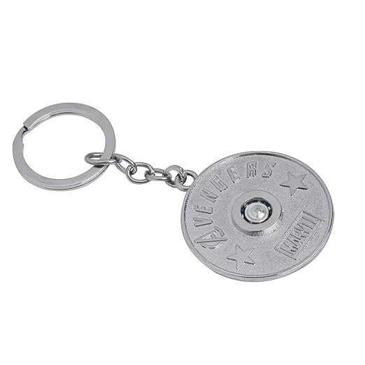 Gold Era Marvel Avengers A Logo Rotating Spinner Keychain