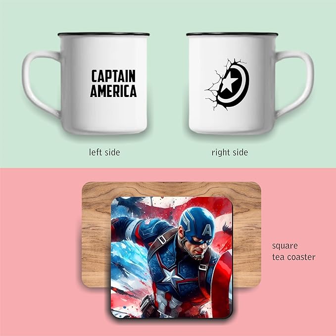 Captain America Shield Mug
