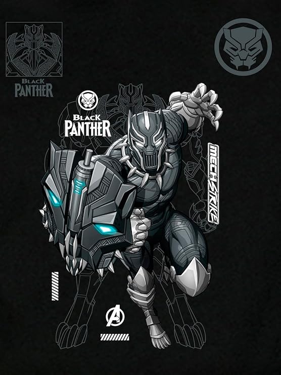 Oversized - Black Panther T-Shirt